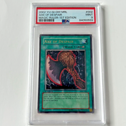 Yu-Gi-Oh! "Axe Of Despair" 1st Edition MRL-002 MINT PSA 9 (POP 75) Vintage - Image 3