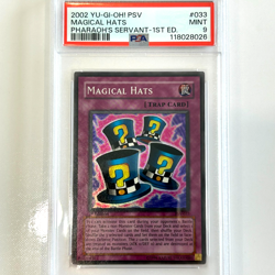 Yu-Gi-Oh! "Magical Hats" 1st Edition PSV-033 MINT PSA 9 Vintage - Image 3