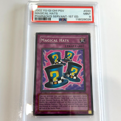 Yu-Gi-Oh! "Magical Hats" 1st Edition PSV-033 MINT PSA 9 Vintage - Image 4