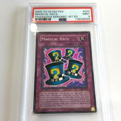 Yu-Gi-Oh! "Magical Hats" 1st Edition PSV-033 MINT PSA 9 Vintage - Image 5