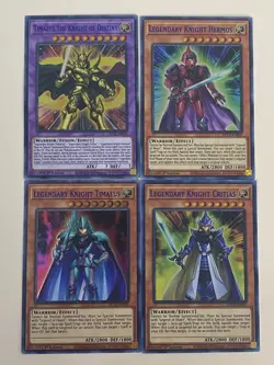 Yugioh Timaeus the Knight of Destiny Set Legendary Critias Hermos Blue Free Holo - Image 1