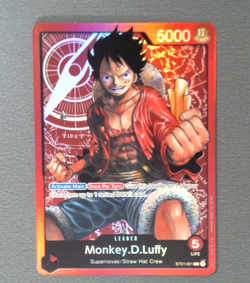 Monkey.D.Luffy L ST01-001 Foil One Piece TCG Starter Deck 1 Straw Hat Crew - Image 1