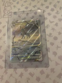 Pokemon TCG Crown Zenith Galarian Gallery Glaceon VSTAR Holo Card GG40/GG70 - Image 1