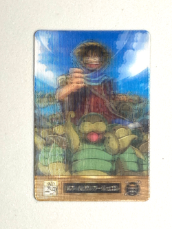 Monkey D Luffy - No.29 - One Piece Gummy Plastic Vintage 3D Card Japanese - Image 1