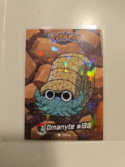 Omanyte #138 - Cracked Ice Holo - Crystal Collection 2024 - Pokemon Card - Image 1