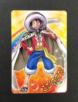 S1009 Monkey D.Luffy One Piece Memorial Log Card Japanese Bandai 2011 #012 - Image 1