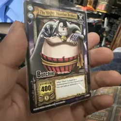 Vintage One Piece TCG BUTCHIE 2005 CCG CARD - Image 2