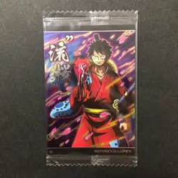 S5330 Monkey D. Luffy 8-01 Japanese One Piece Wafer Card Sealed YF26 - Image 1