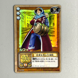 S4993 Luffy BA-C01 Holo Japanese One Piece Card Game 2002 Retro Vintage F15 - Image 1