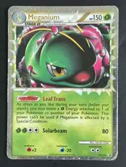 Pokemon Meganium Holo HGSS08 Promo Card 2010 - Image 1