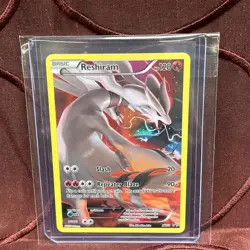 Pokemon TCG Reshiram XY Black Star Promos XY74 Full Art Holo Promo Card (LOOK) - Image 1