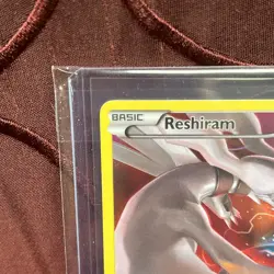 Pokemon TCG Reshiram XY Black Star Promos XY74 Full Art Holo Promo Card (LOOK) - Image 3