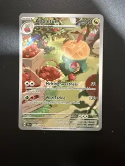 Pokemon TCG Appletun 211/191 Surging Sparks Full Art Holo Card Illustration Rare - Image 1