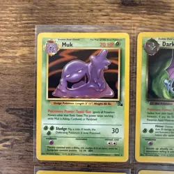 Pokemon TCG Vintage NON HOLO RARES Lot 12 Cards Jungle Fossil Team Rocket ALL LP - Image 2