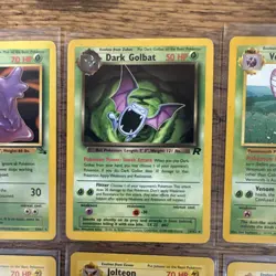 Pokemon TCG Vintage NON HOLO RARES Lot 12 Cards Jungle Fossil Team Rocket ALL LP - Image 3