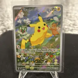 Pokemon TCG: Pikachu 088 Scarlet & Violet Promo Card Holo Full Art - Image 5