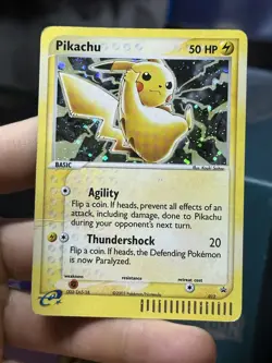 #4 Pikachu 012 Black Star Promo 2003 EX Series Collector's Tin Holo Pokemon Card - Image 3