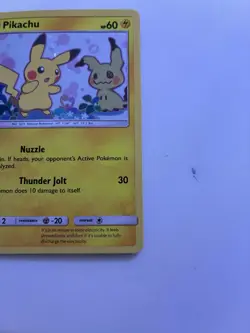Pokemon TCG Pikachu SM162 SM Holo Card NM-LP Condition - Image 5