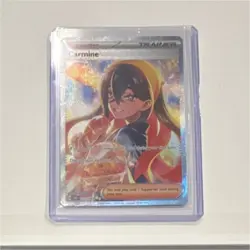 Pokemon Carmine Full Art Holo Trainer Supporter Card 217/167 SV06 2024 TCG - Image 1