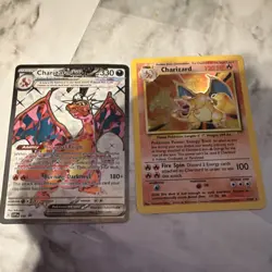Nintendo Pokemon Charizard Holo Promo Card Lot - SVP Black Star Promo, 2 English - Image 1