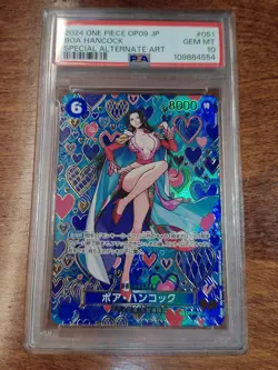 PSA 10 Boa Hancock 51 Emperors in the New World OP09 Japanese One Piece Card - Image 1