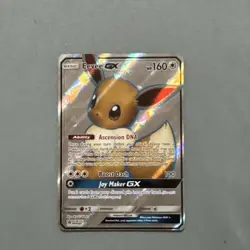 Pokemon TCG Eevee GX Full Art Holo Card SM242 NM Condition - Image 3
