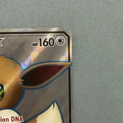 Pokemon TCG Eevee GX Full Art Holo Card SM242 NM Condition - Image 4