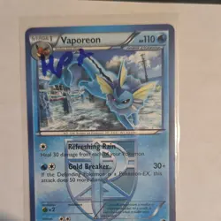Pokemon TCG Holo Lot 7 Eevee, Vaporeon, Jolteon, Flareon, Espeon Mixed Cards - Image 2