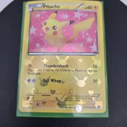 Pokemon Pikachu TCG Holo Card RC7/RC25 Legendary Treasures Radiant Collection - Image 2