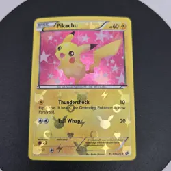Pokemon Pikachu TCG Holo Card RC7/RC25 Legendary Treasures Radiant Collection - Image 3