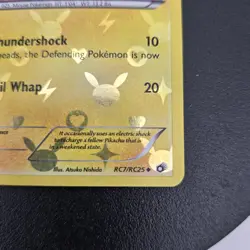 Pokemon Pikachu TCG Holo Card RC7/RC25 Legendary Treasures Radiant Collection - Image 4