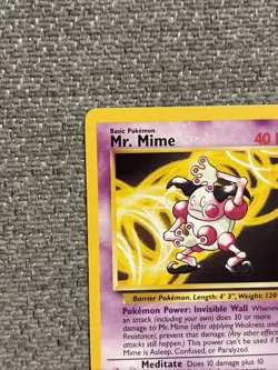 Pokemon TCG Mr. Mime Jungle Unlimited Regular Card 22/64 LP Condition - Image 4