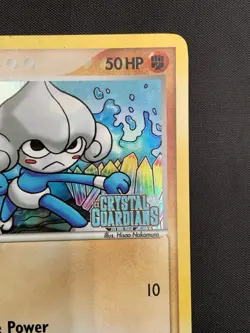 Meditite 56/100 EX Crystal Guardians Stamped Reverse Holo Pokemon TCG Card LP - Image 3