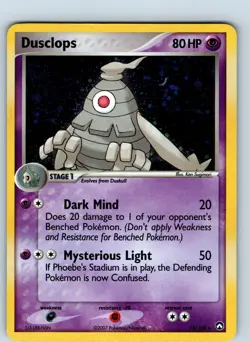 Dusclops 14/108 Holo Rare EX Power Keepers Vintage Pokemon Card LP - Image 1