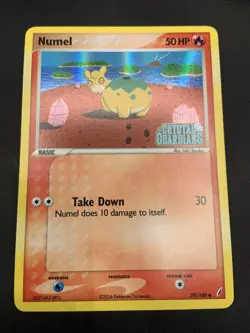 Numel 59/100 EX Crystal Guardians Reverse Holo Rare Stamped Pokemon Card - Image 1