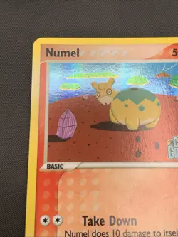 Numel 59/100 EX Crystal Guardians Reverse Holo Rare Stamped Pokemon Card - Image 2