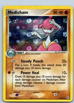 Medicham 42/101 Uncommon Reverse Holo Ex Hidden Legends Pokemon Card - Image 1