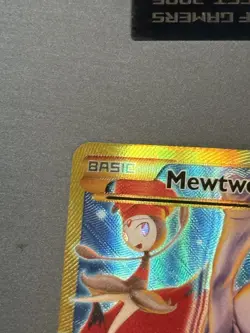 Pokemon Mewtwo EX TCG Full Art Holo Card 163/162 XY Breakthrough Secret Rare - Image 5