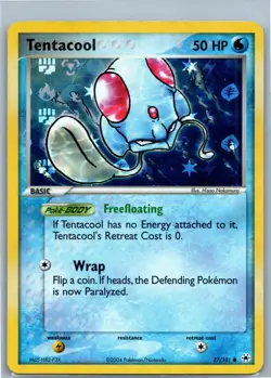 Pokemon Card - Tentacool Hidden Legends 77/101 Common Reverse Holo - Image 1