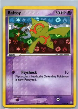 Pokemon Card - Baltoy Hidden Legends 52/101 Reverse Holo - Image 1