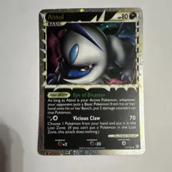 Pokemon Absol Triumphant Ultra Rare Holo Prime Basic 80 HP 2010 91/102 Card - Image 1