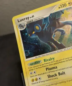 Cosmo Holo Luxray LV.51 8/146 Legends Awakened *DOUBLE SWIRL* Pokemon Card LP - Image 2