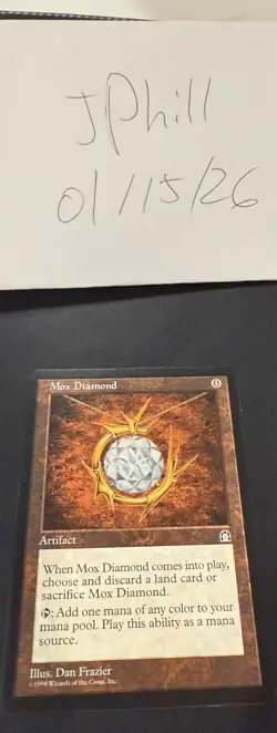 NM Mox Diamond - Regular - MTG: Stronghold - Free Ship - Image 1