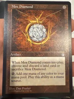 NM Mox Diamond - Regular - MTG: Stronghold - Free Ship - Image 2