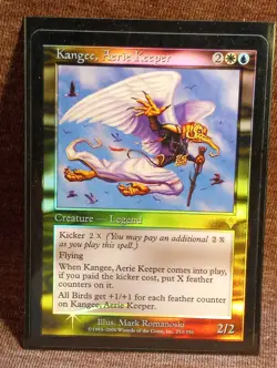 103 Kangee, Aerie Keeper Foil INV #253 NM Never Played MTG - Image 1