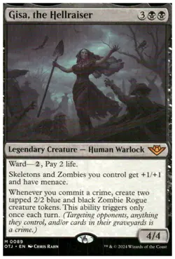 Outlaws of Thunder Junction #89 Gisa, the Hellraiser - Image 1