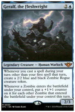 Outlaws of Thunder Junction #50 Geralf, the Fleshwright - Image 1