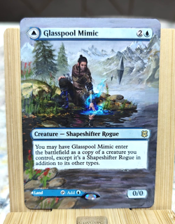 Glasspool Mimic / Glasspool Shore MTG Alter Art Magic The Gathering - Image 1