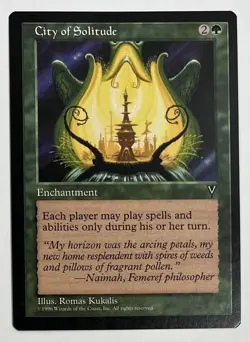 MTG CITY OF SOLITUDE Visions (OldManMTG 002-750) - Image 1