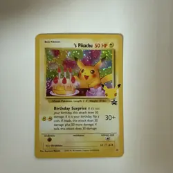 Birthday Pikachu 24 Celebrations 25th Anniversary Collection Pokemon TCG Card NM - Image 1